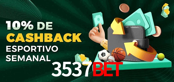 10% de bônus de cashback na 3537bet