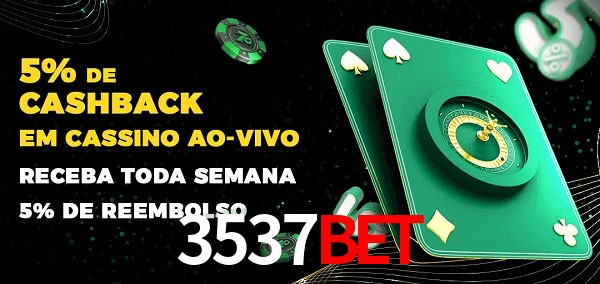 Promoções do cassino ao Vivo 3537bet